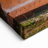 Rustic Bulldozer Wall Art - Vintage Industrial Machinery Canvas Print