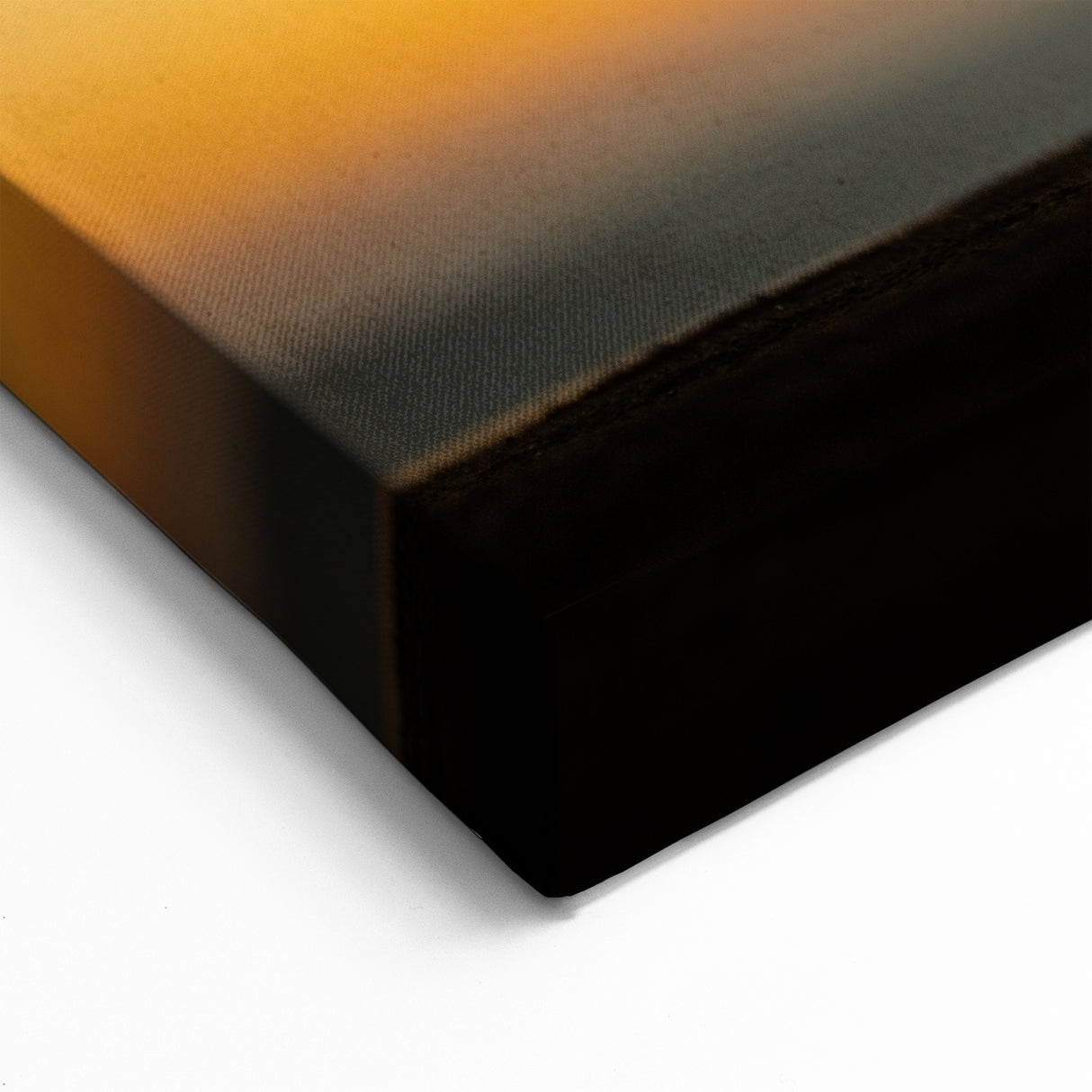 Sunset Crane Silhouette Art - Minimalist Industrial Canvas Print