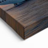 Golden Horizon Sail - Nautical Canvas Art | Majestic Sailboat Print