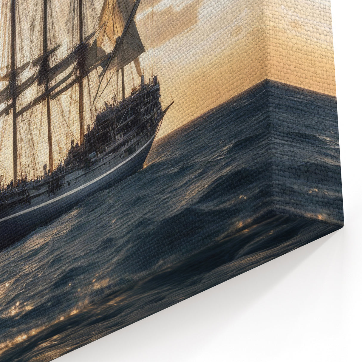 Majestic Tall Ship - Nautical Canvas Art | Classic Sailing Vessel Print