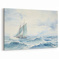 Serene Sailboat Wall Art - Nautical Canvas Art for Coastal Living
