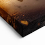 Bulldozer in Action - Explosive Heavy Equipment Wall Art | Construction Art