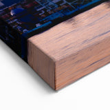 Cranes at Dusk - Industrial Harbor Scene | Heavy Equipment Wall Art