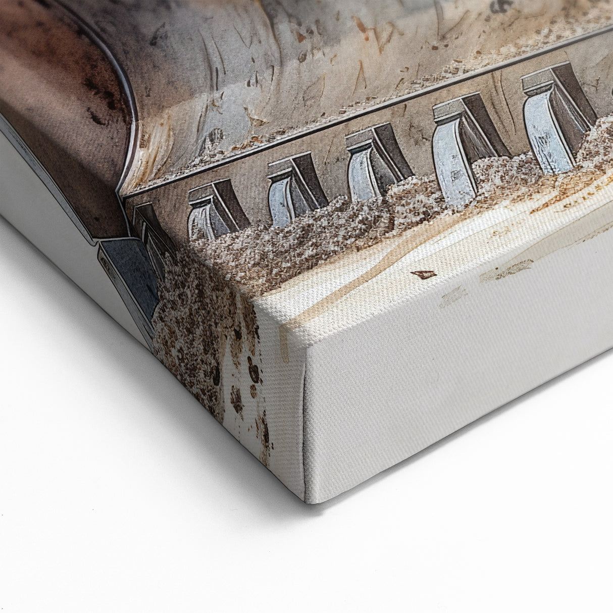 Vintage Bulldozer Illustration - Industrial Heavy Equipment Wall Art