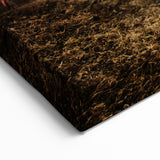 Modern Tractor at Sunset - Scenic Heavy Equipment Wall Art | Farming Decor