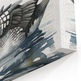 Elegant Loon Canvas Art - Watercolor Loon Print for Wildlife Lovers
