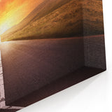 Sunset Road Wall Art - Dramatic Pathway Leading into the Horizon