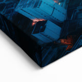 Dynamic City Highway Wall Art - Illuminated Overpasses at Dusk