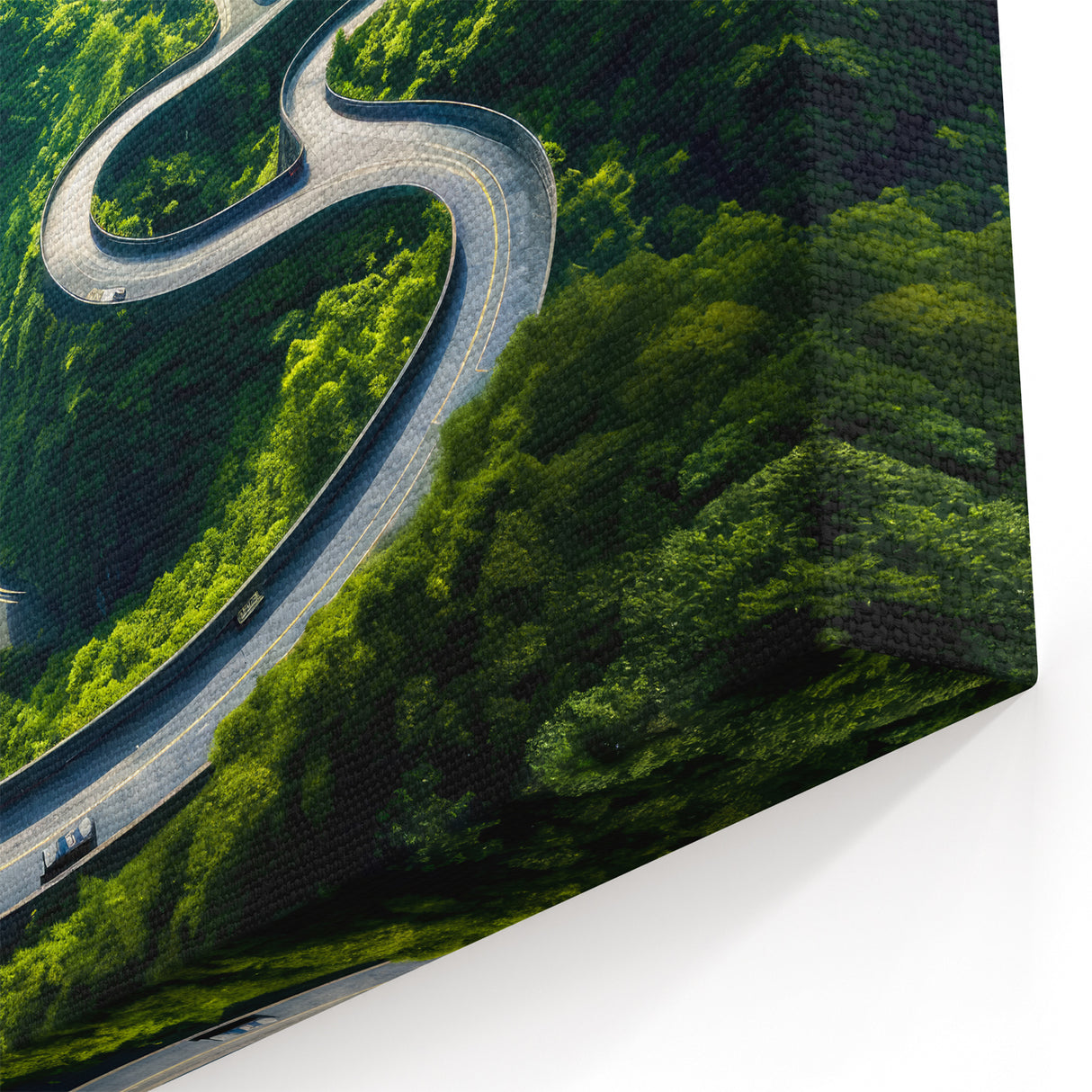Serpentine Mountain Road Wall Art - Breathtaking Scenic Drive