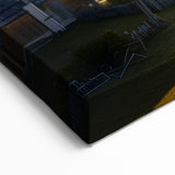 Tranquil Mountain Valley Wall Art - Beautiful Autumn Valley Canvas Print