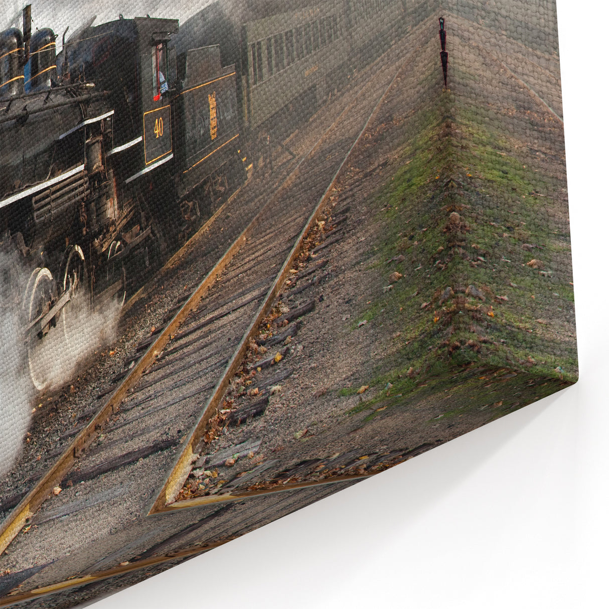Classic Steam Train Wall Art - Locomotive Print for Train Enthusiasts
