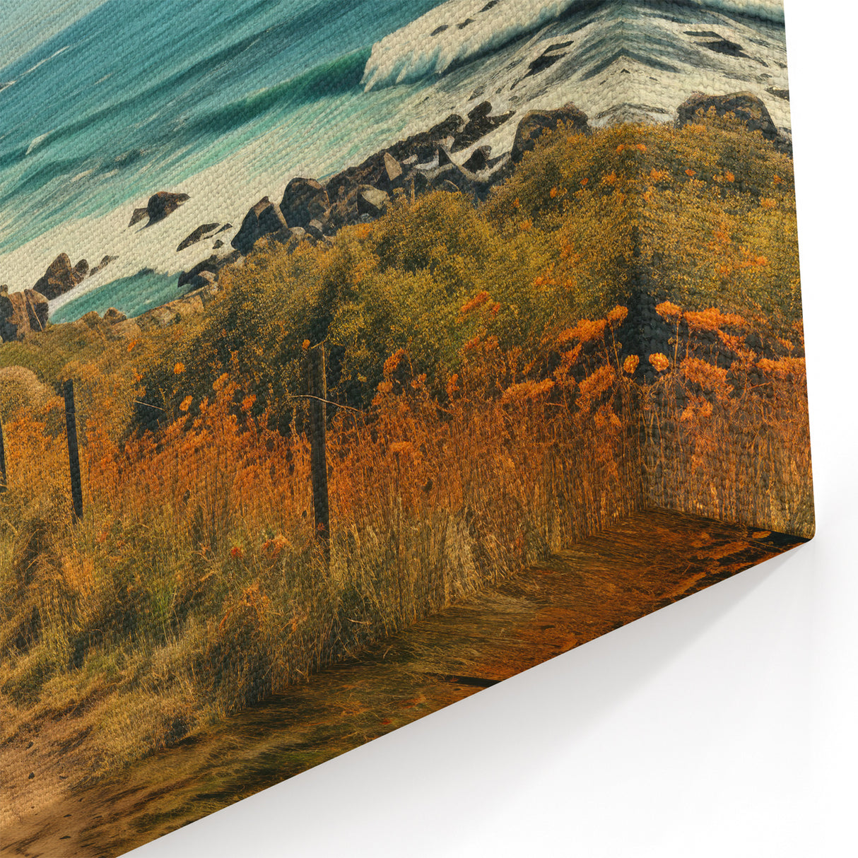 Coastal Caravan Journey - Retro RV Wall Art for Adventure Lovers