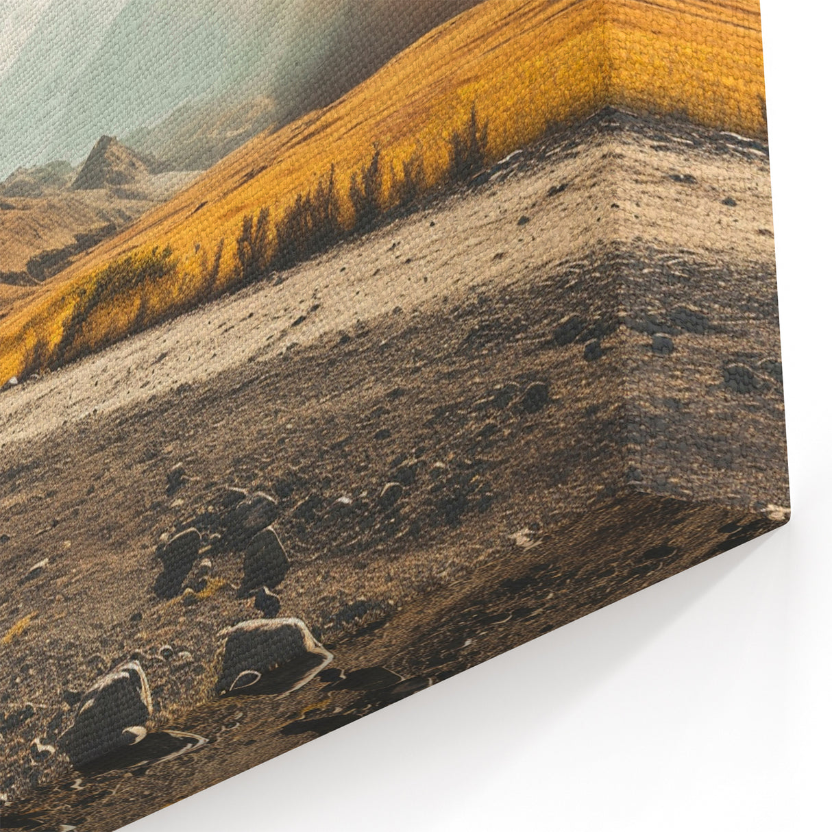 Mountain Adventure Van Art - Retro Caravan Wall Decor for Explorers