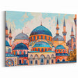 Colorful Domes Art Print - Vibrant Architecture Canvas Wall Decor