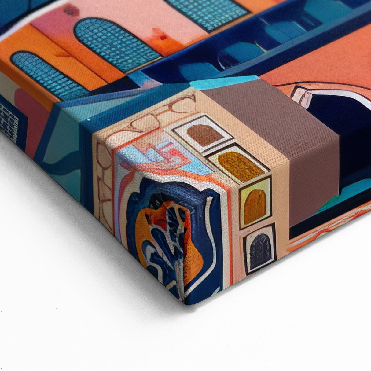 Colorful Domes Art Print - Vibrant Architecture Canvas Wall Decor