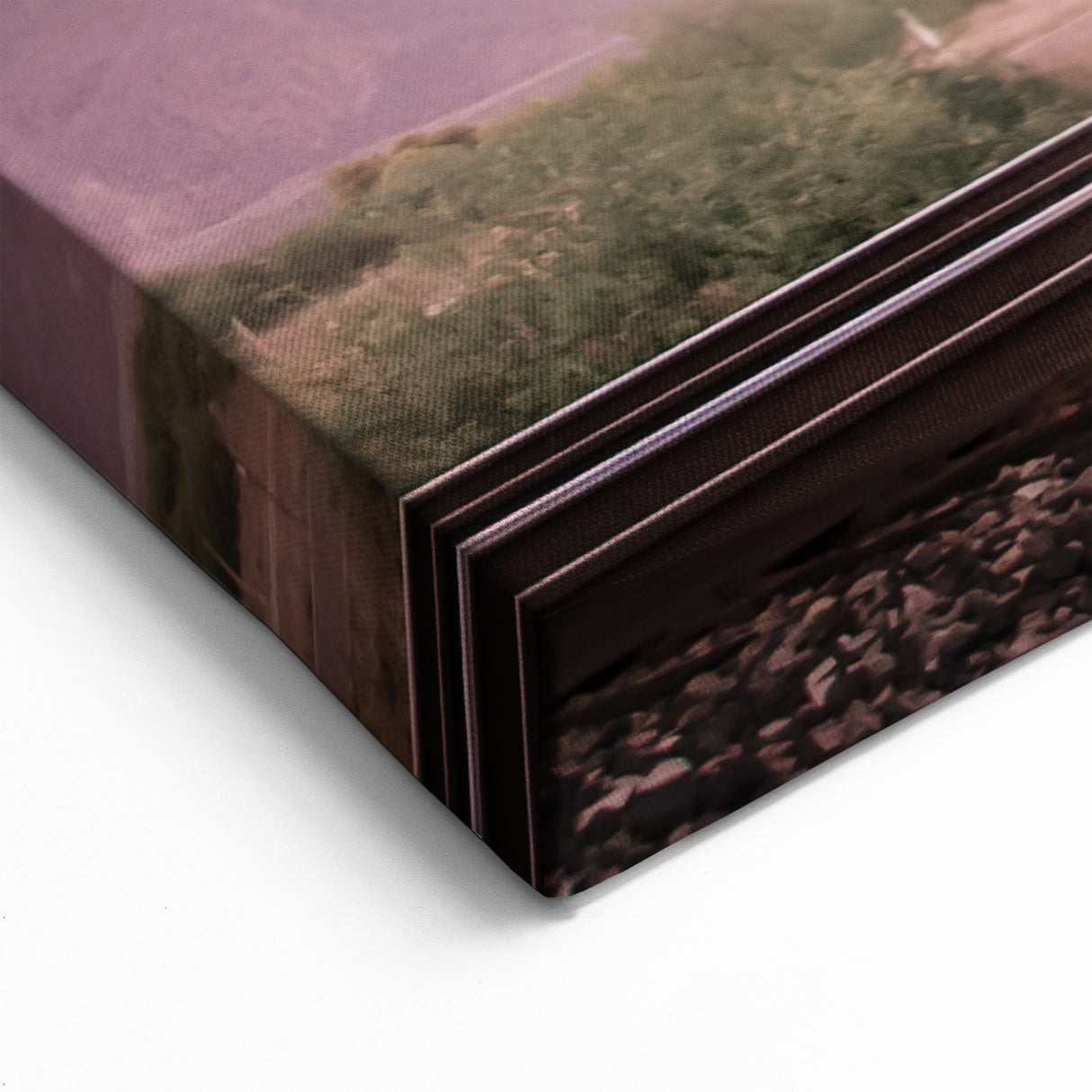 Desert Freight Train Wall Art - Scenic Railroad Canvas for Home Decor