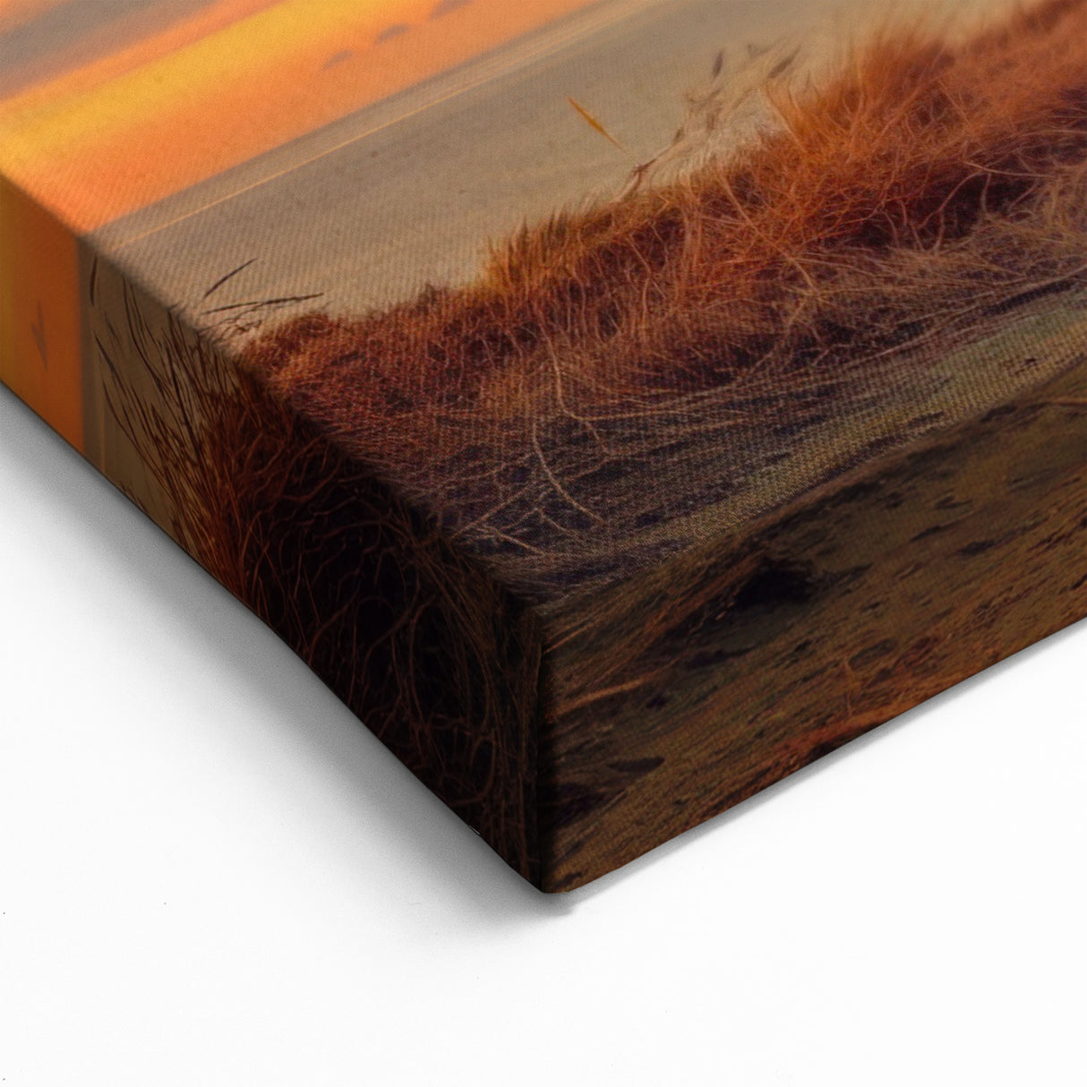 Golden Hour Caravan Art - Serene RV Wall Decor for Peaceful Spaces