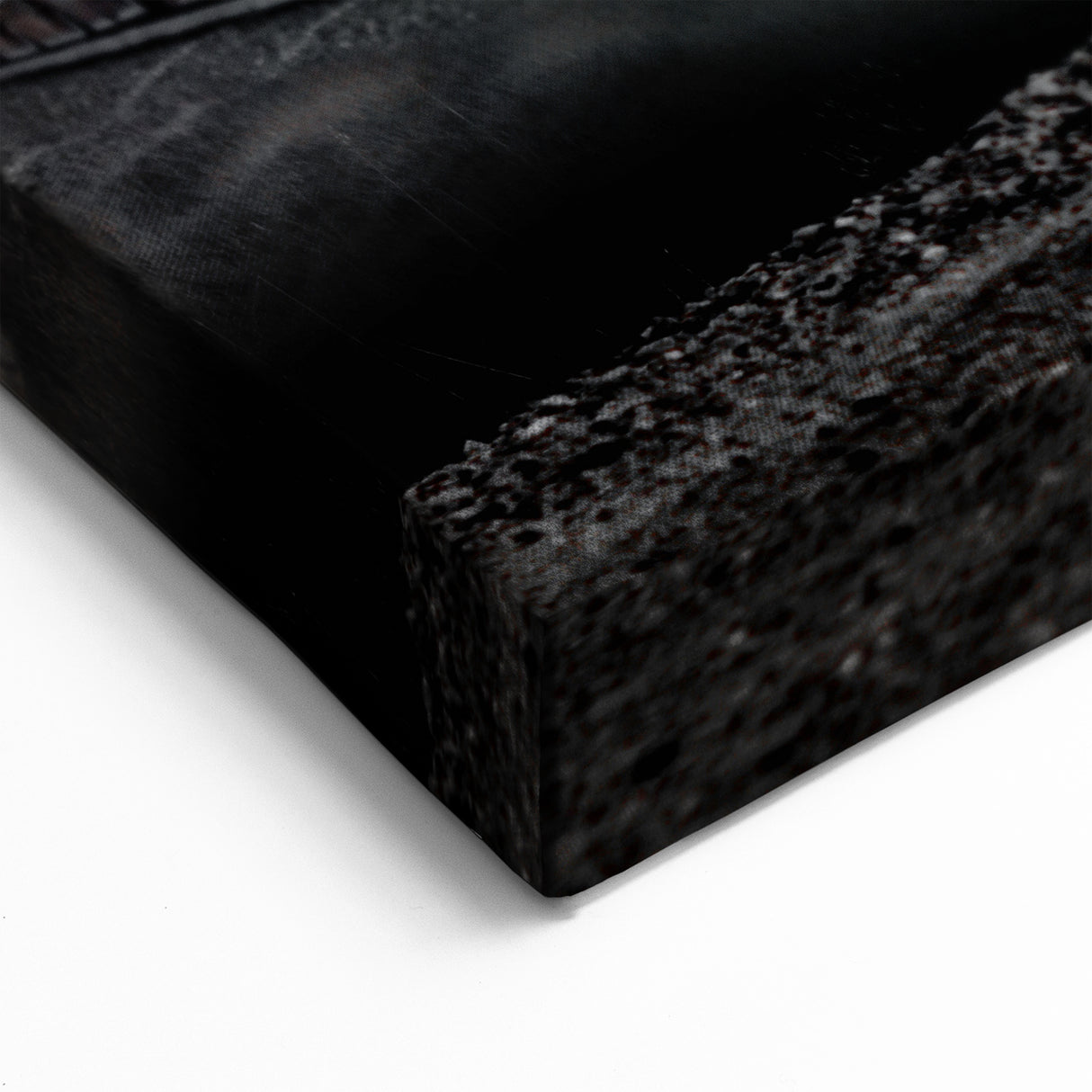 Red Locomotive Wall Art - Dramatic Train Canvas Print for Modern Decor