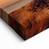 Sunset Serenity Caravan Art - Tranquil RV Wall Decor for Relaxation