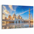 White Marble Domes Canvas Print - Elegant Architectural Wall Decor
