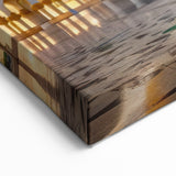 White Marble Domes Canvas Print - Elegant Architectural Wall Decor