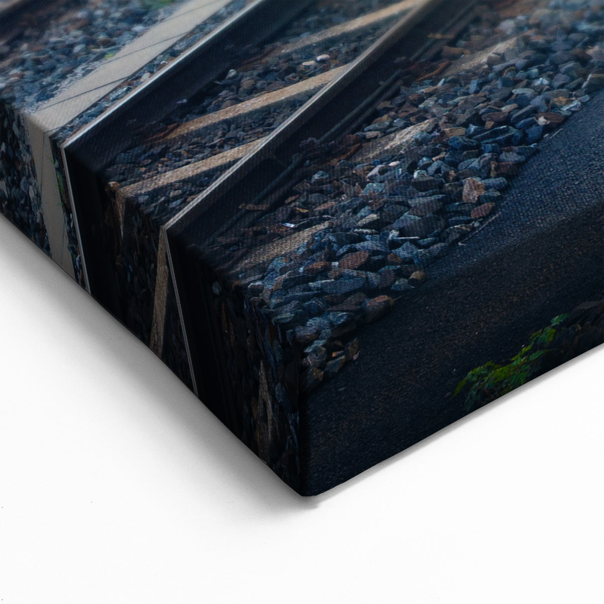 Modern Train at Sunset Wall Art - Vibrant Urban Transit Canvas Print