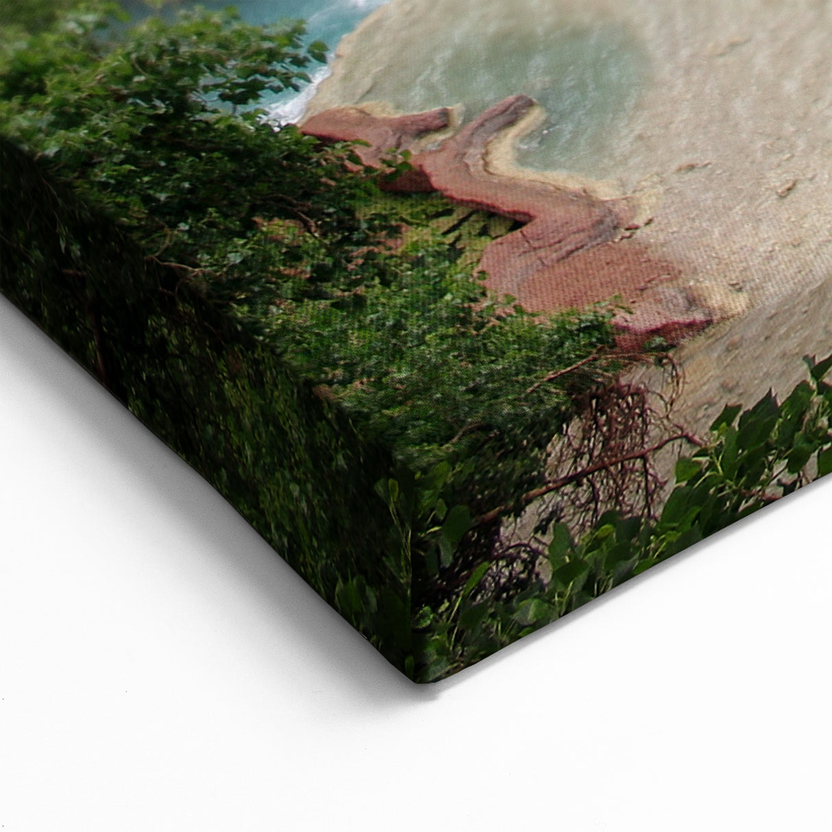 Rustic Waterfall Canvas - Natural Desert Scene Wall Art for Home Decor