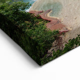 Rustic Waterfall Canvas - Natural Desert Scene Wall Art for Home Decor