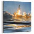 Space Shuttle Launch Wall Art | NASA-Inspired Spacecraft Canvas Prints