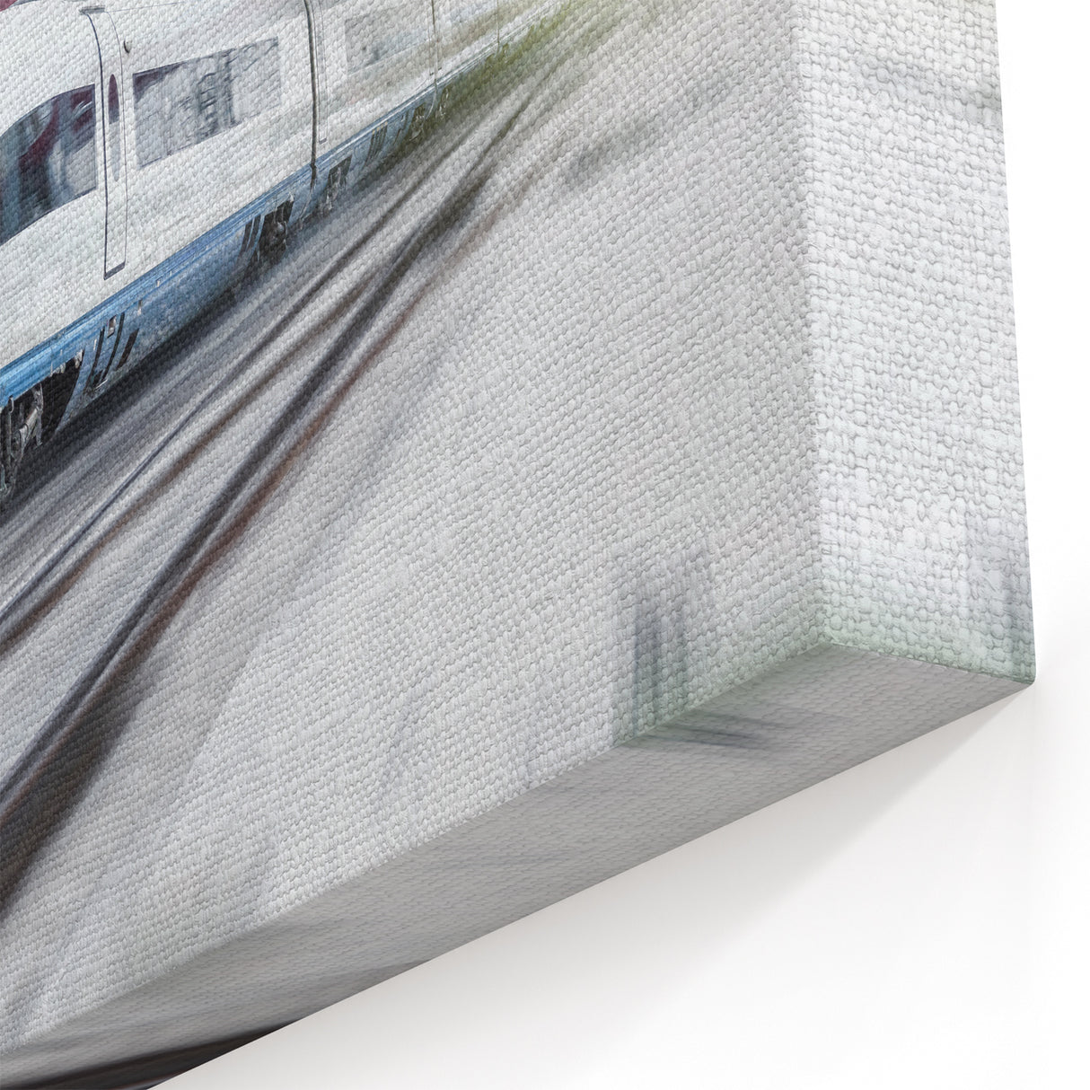 High-Speed Train Motion Wall Art - Sleek Modern Rail Canvas Print