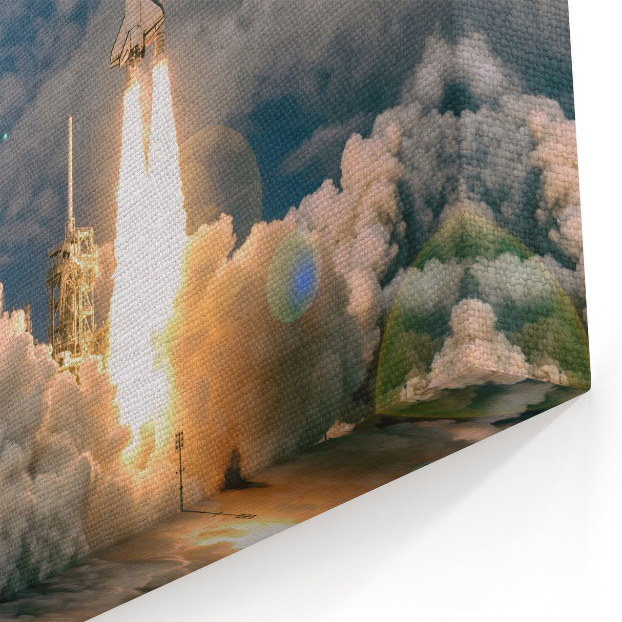 NASA Shuttle Liftoff Canvas | Space Exploration Wall Art Prints
