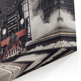 Powerful Steam Train Wall Art - Classic Locomotive Canvas Print