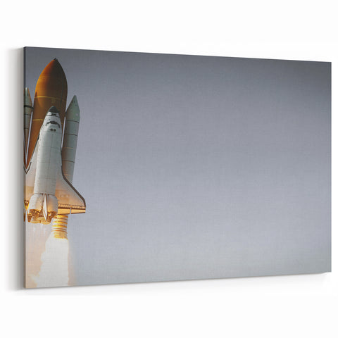 Space Shuttle Launch Art | Modern Spacecraft Canvas Prints for Home