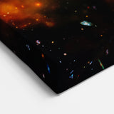 Space Satellite in Galaxy | Futuristic Spacecraft Canvas Art Prints