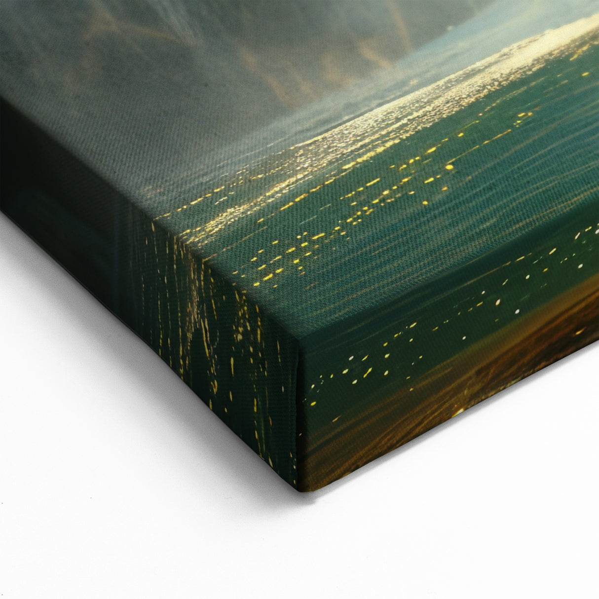 Serene Waterfall Canvas - Landscape Waterfall Painting for Home Decor