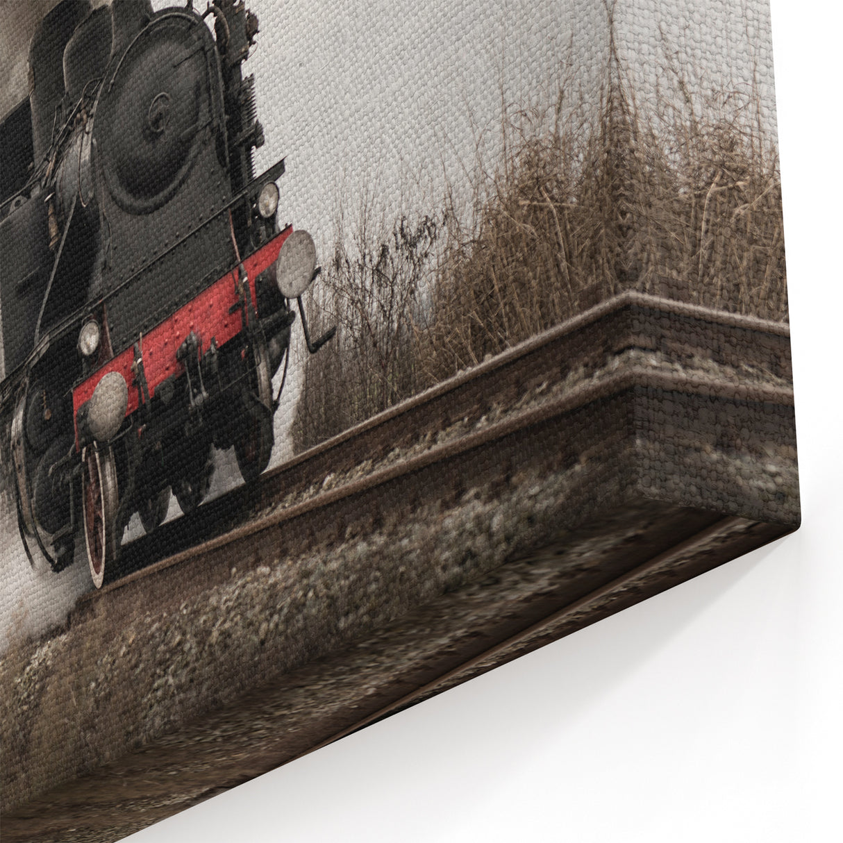 Vintage Steam Train Wall Art - Locomotive Canvas Print for Rail Enthusiasts