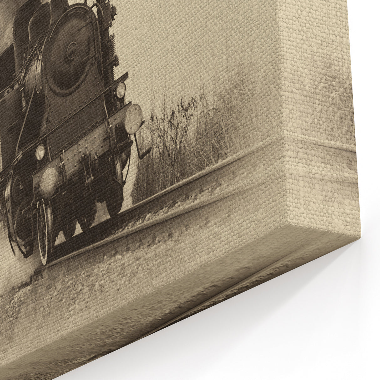 Sepia Vintage Train Wall Art - Timeless Locomotive Print for Rail Fans