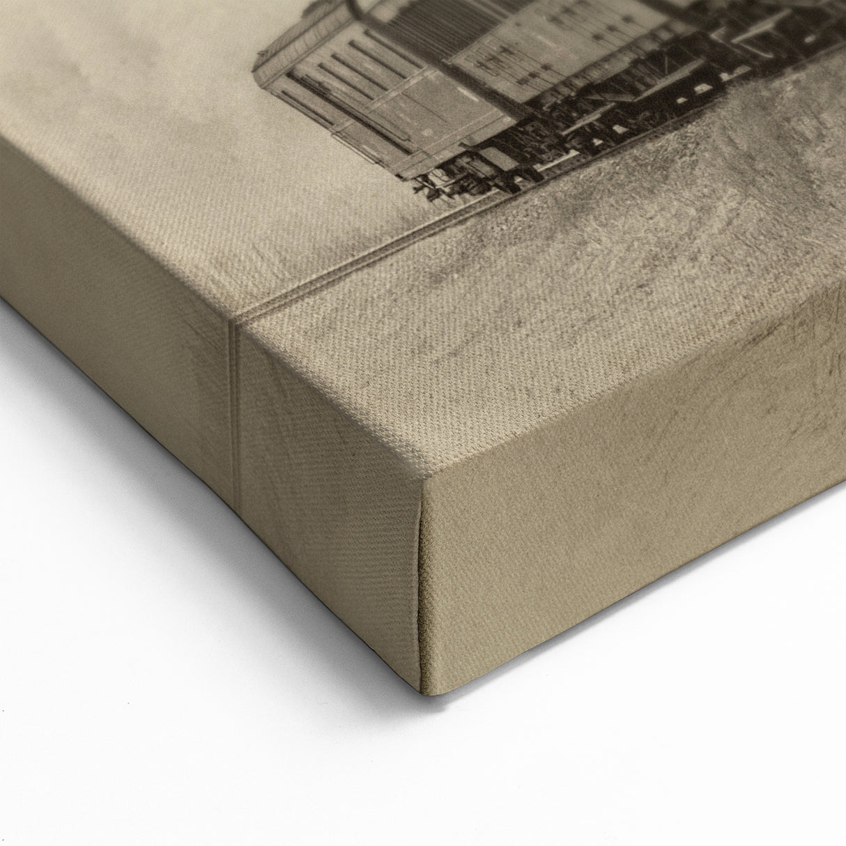Sepia Vintage Train Wall Art - Timeless Locomotive Print for Rail Fans
