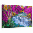 Vivid Waterfall Canvas - Surreal Nature Scene Wall Art for Home Decor