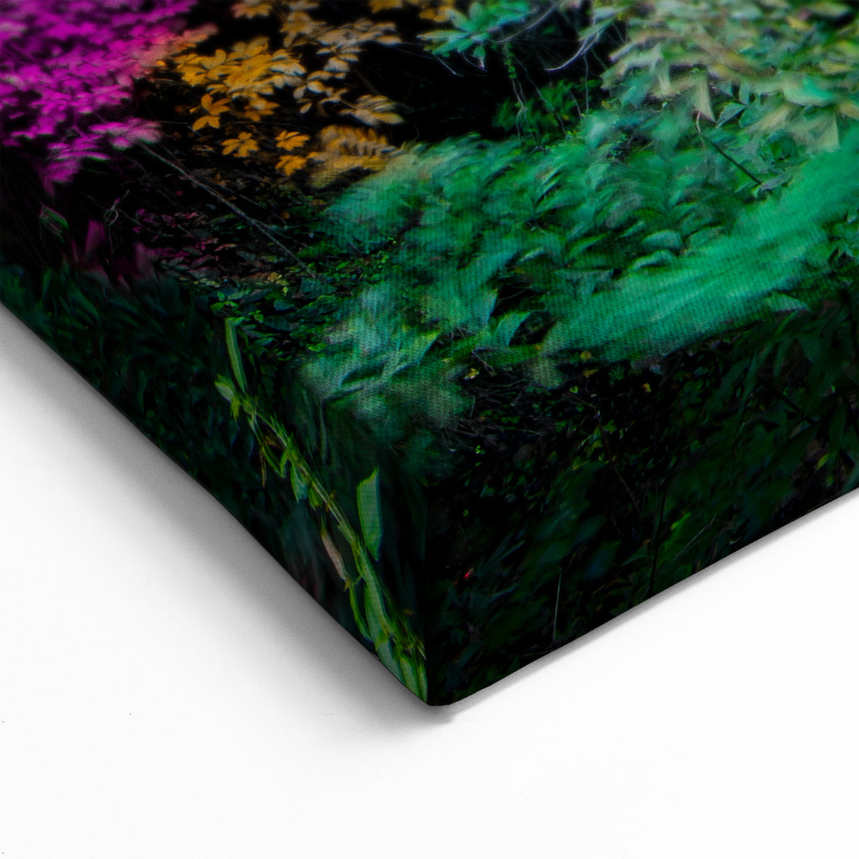 Vivid Waterfall Canvas - Surreal Nature Scene Wall Art for Home Decor