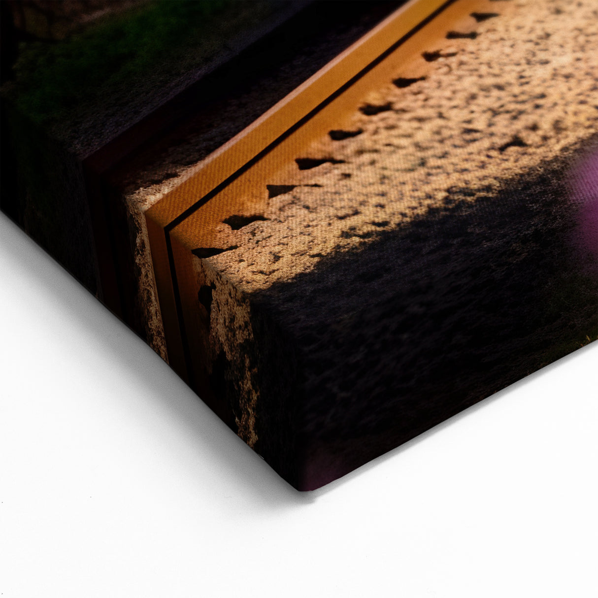 Cherry Blossom Train Wall Art - Vibrant Spring Locomotive Canvas Print