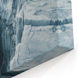 Majestic Ice Crevasse Art – Arctic Glacier Canvas for Modern Decor