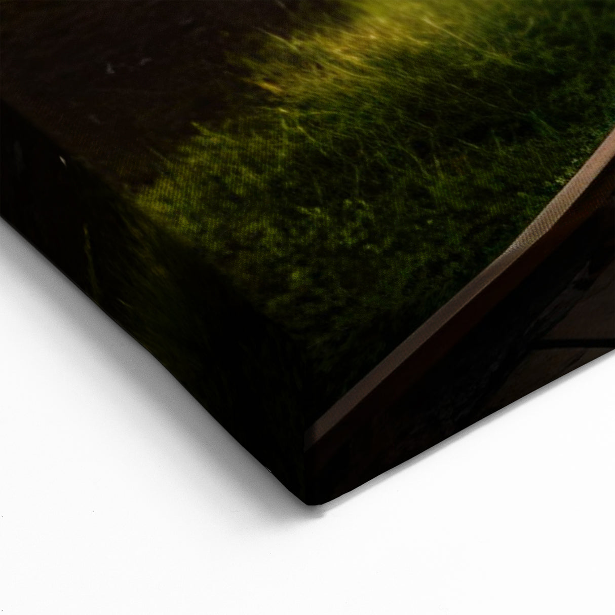 Mountain Sunset Railway Wall Art - Serene Landscape with Train Tracks