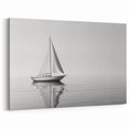 Serene Sailboat Wall Art - Nautical Canvas Art for Coastal Living
