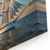 Majestic Sailing Ship Wall Art - Nautical Canvas for Ocean Lovers
