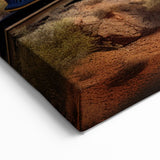 Vintage Desert Train Wall Art - Western Locomotive Canvas Print