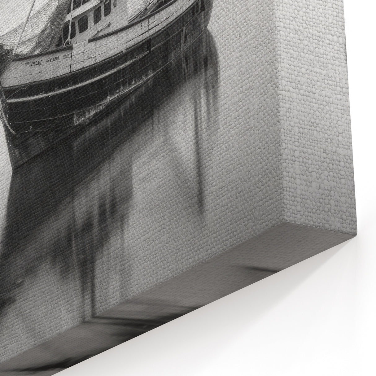 Rustic Fishing Boat Wall Art - Nautical Canvas for Coastal Decor