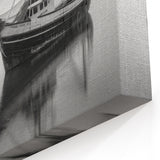 Rustic Fishing Boat Wall Art - Nautical Canvas for Coastal Decor