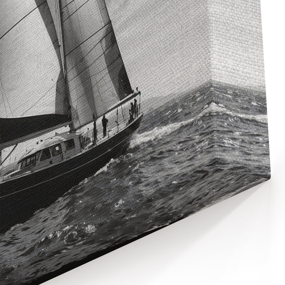 Elegant Sailing Yacht Wall Art - Nautical Canvas for Ocean Decor