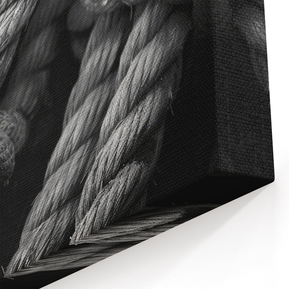 Nautical Rope Close-Up Wall Art - Rustic Canvas for Marine Decor